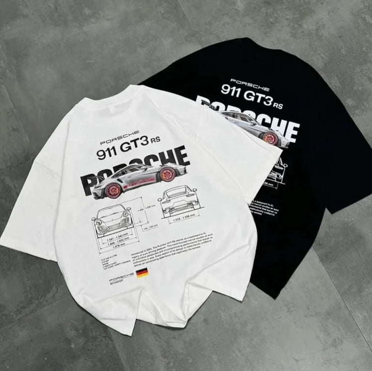 Two t-shirts with Porsche 911 GT3 RS UHFashion.store